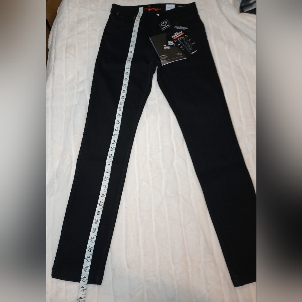 🏍SA1NT Motorcycle Jeans Unbreakable Women’s Size US 6 / AU 10 /EU38 - Picture 5 of 15